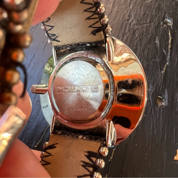 Chico's Black Sparkle Watch - Picture 3 of 4